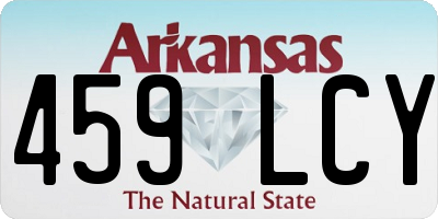 AR license plate 459LCY