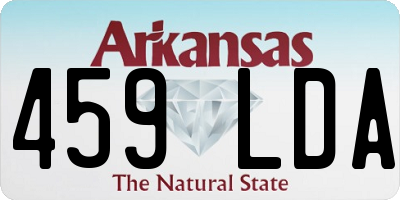 AR license plate 459LDA