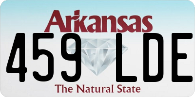 AR license plate 459LDE