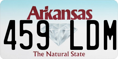 AR license plate 459LDM
