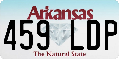 AR license plate 459LDP