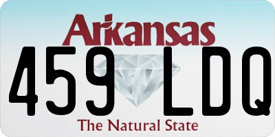 AR license plate 459LDQ