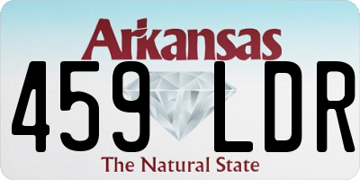 AR license plate 459LDR