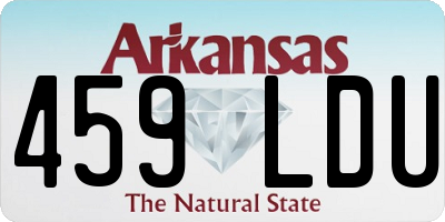 AR license plate 459LDU