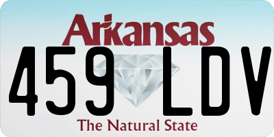AR license plate 459LDV