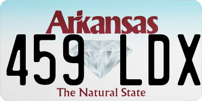 AR license plate 459LDX