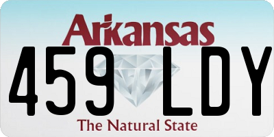 AR license plate 459LDY