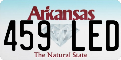 AR license plate 459LED