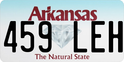 AR license plate 459LEH