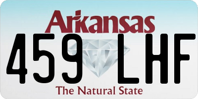 AR license plate 459LHF