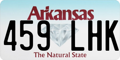 AR license plate 459LHK