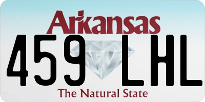 AR license plate 459LHL