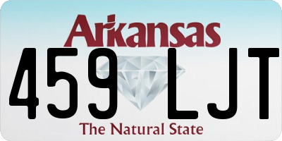 AR license plate 459LJT