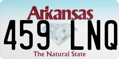 AR license plate 459LNQ