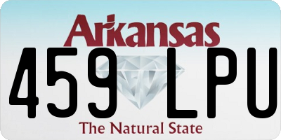 AR license plate 459LPU