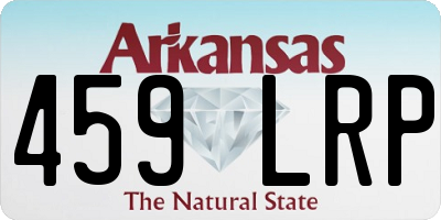 AR license plate 459LRP