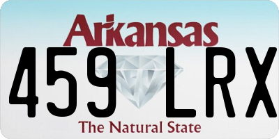 AR license plate 459LRX