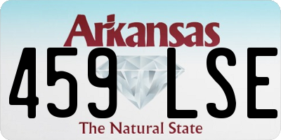 AR license plate 459LSE