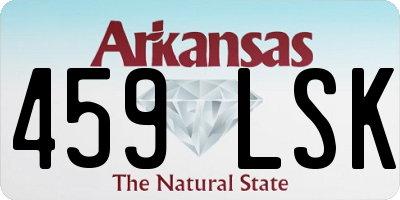 AR license plate 459LSK