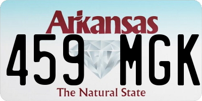 AR license plate 459MGK