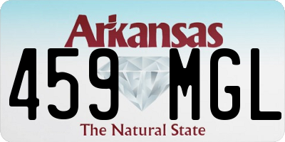 AR license plate 459MGL