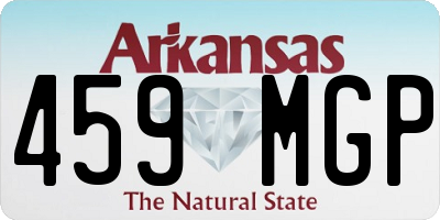AR license plate 459MGP