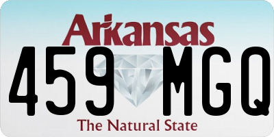AR license plate 459MGQ