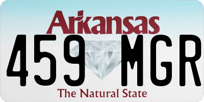 AR license plate 459MGR