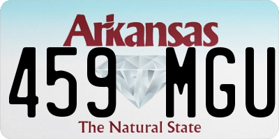 AR license plate 459MGU