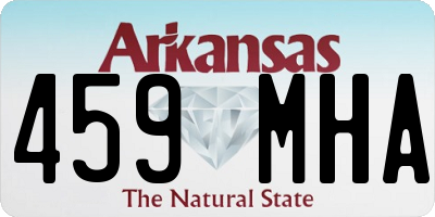 AR license plate 459MHA