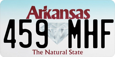 AR license plate 459MHF