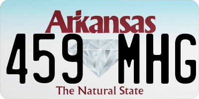 AR license plate 459MHG