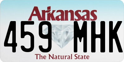 AR license plate 459MHK
