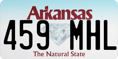 AR license plate 459MHL