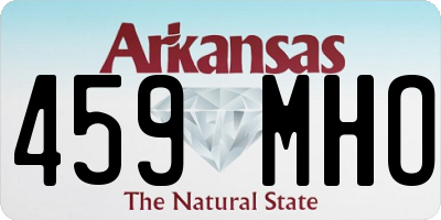 AR license plate 459MHO
