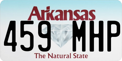 AR license plate 459MHP