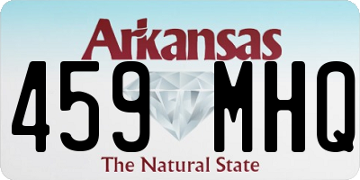 AR license plate 459MHQ