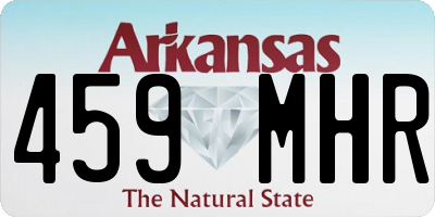 AR license plate 459MHR