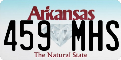 AR license plate 459MHS