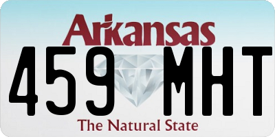 AR license plate 459MHT