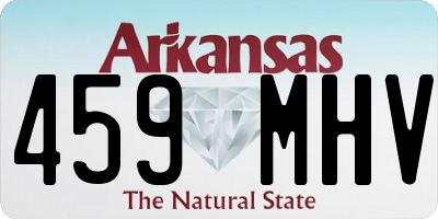 AR license plate 459MHV