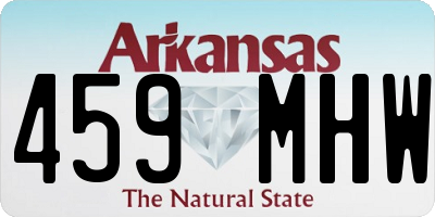 AR license plate 459MHW