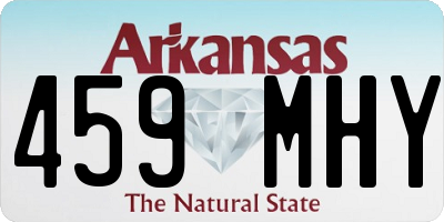 AR license plate 459MHY