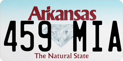 AR license plate 459MIA