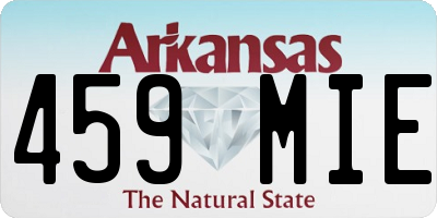 AR license plate 459MIE