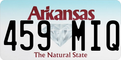 AR license plate 459MIQ