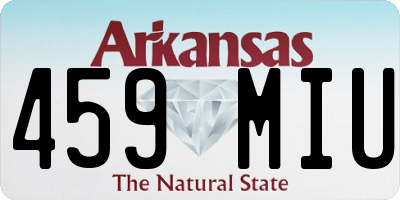 AR license plate 459MIU