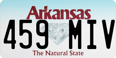 AR license plate 459MIV