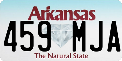 AR license plate 459MJA