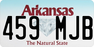 AR license plate 459MJB
